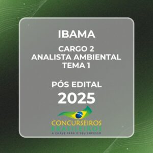 IBAMA (Cargo 2: Analista Ambiental – Tema 1: Proteção, Licenciamento, Monitoramento e Qualidade Ambiental – Biodiversidade) - 2024 E